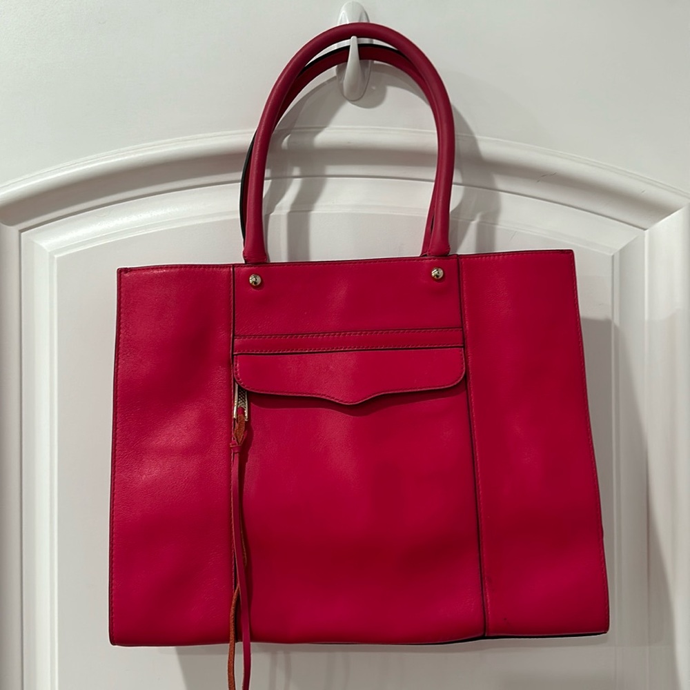 Rebecca Minkoff medium MAB tote color raspberry